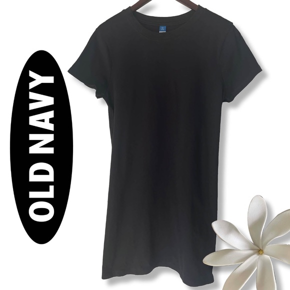 🌸3/$25 OLD NAVY Black shift mini dress | Large Petite - Picture 12 of 13